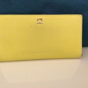 Kate Spade Yellow Wallet